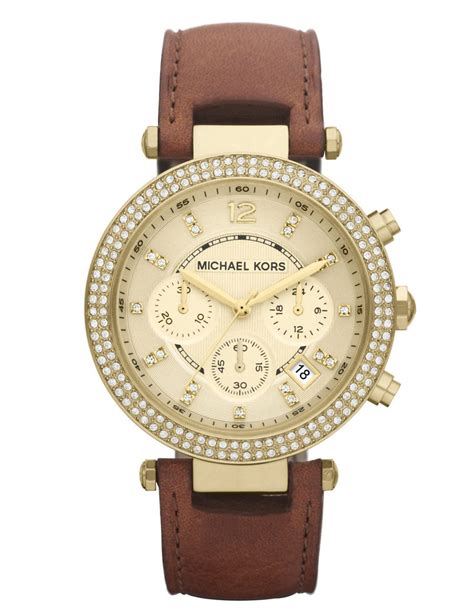 michael kors ladies watch with leather band|Michael Kors Watch links replacement.